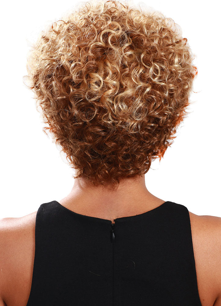 Bobbi Boss 100% Human Hair Wig MH1235 SPIRAL | Hair Crown Beauty Supply
