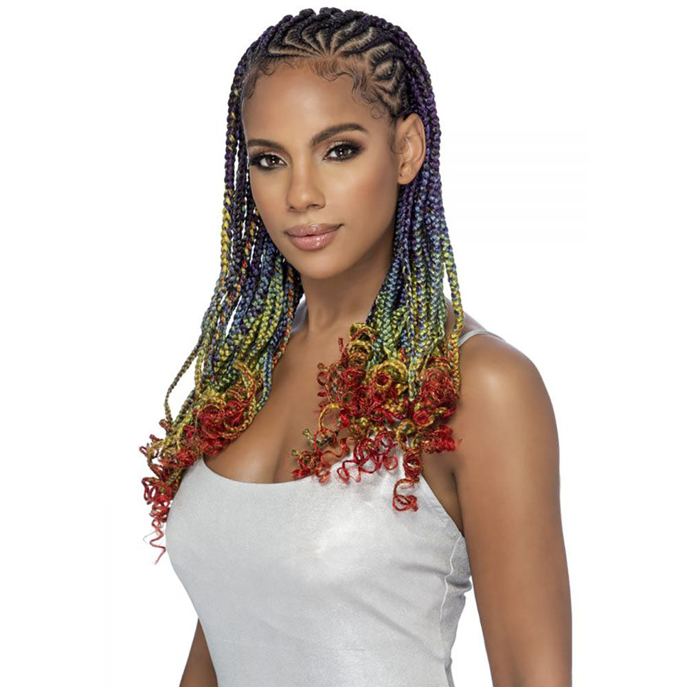 Amour Hair Collections 54” Pre- Stretched Braiding Hair Color #2 Premium