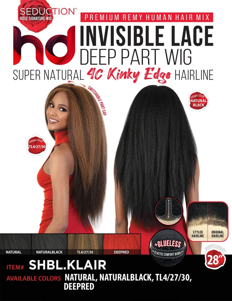 Seduction Rose Signature HD Invisible Lace Deep Part Wig SHBL.KLAIR | Hair Crown Beauty Supply