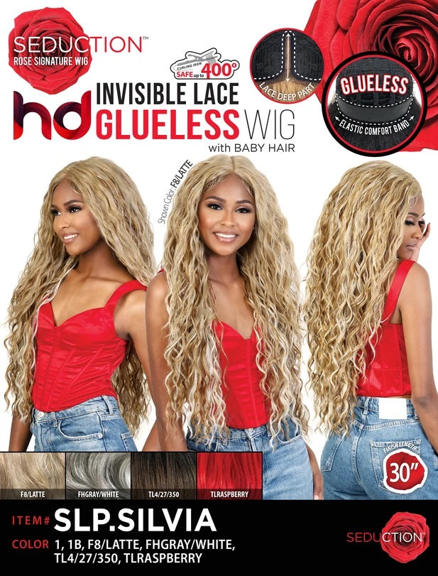 Seduction Rose Signature Glueless HD Invisible Lace Part Wig SLP.SILVIA | Hair Crown Beauty Supply