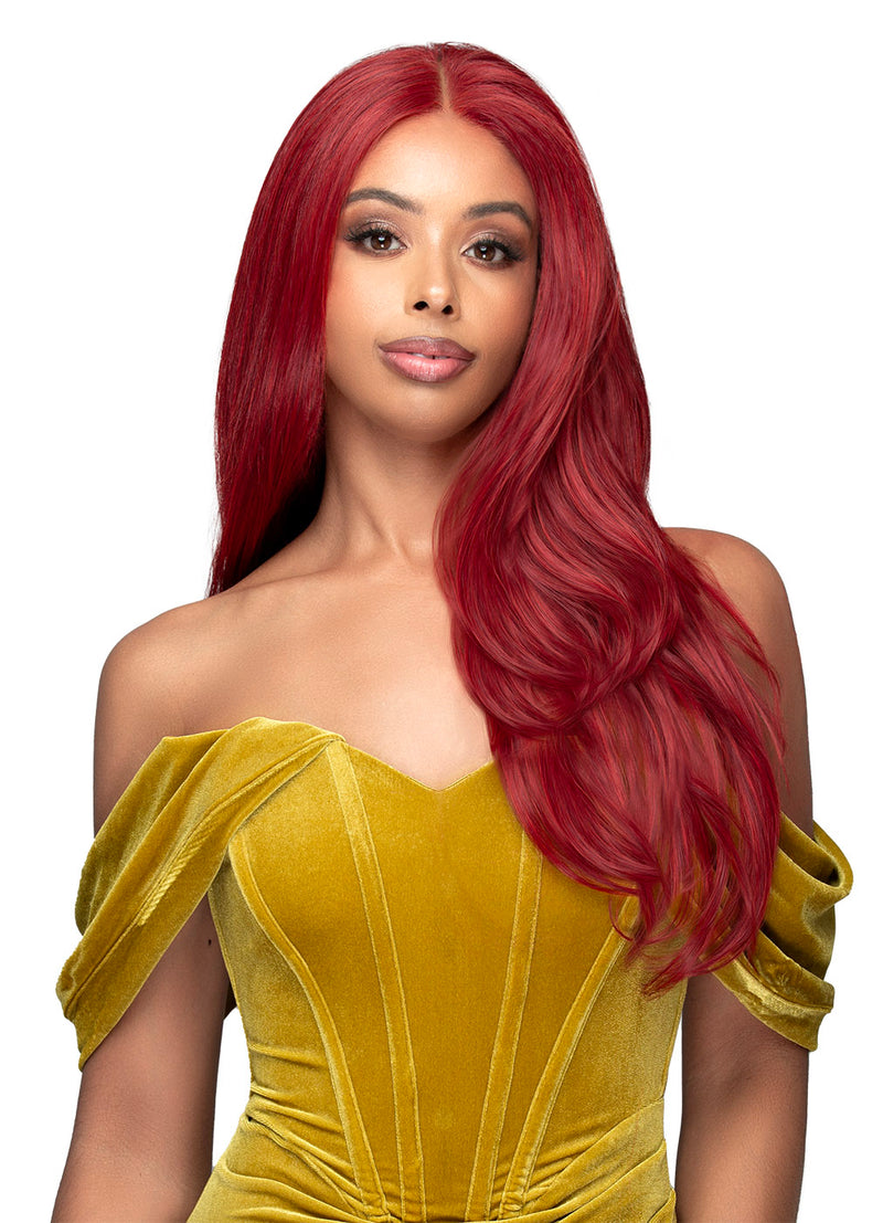 Bobbi Boss Miss Origin Human Hair Blend 13x4 Full Hand-Tied Lace Wig FLB002 LAUREN | Hair Crown Beauty Supply