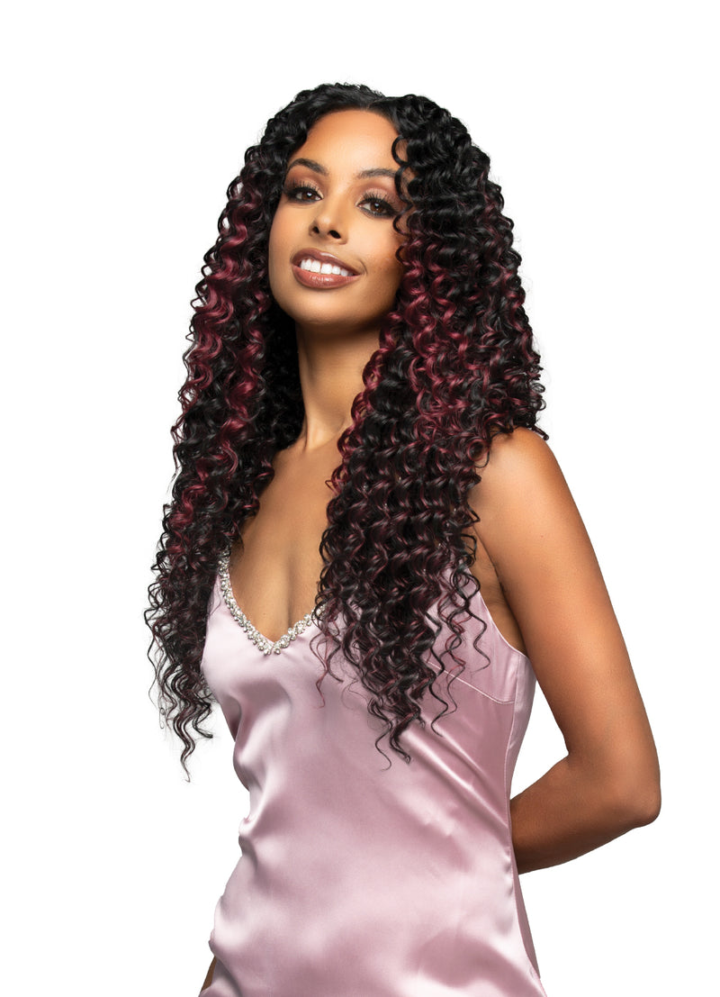 Bobbi Boss Miss Origin CORE 3PCS Synthetic Weaving Hair DEEP WAVE 20"/22"/24" | Hair Crown Beauty Supply