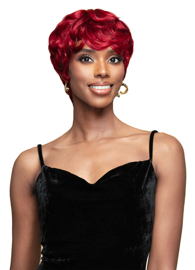 Bobbi Boss STUNNA Series 100% Human Hair Full Wig MH1414 KEISHA | Hair Crown Beauty Supply