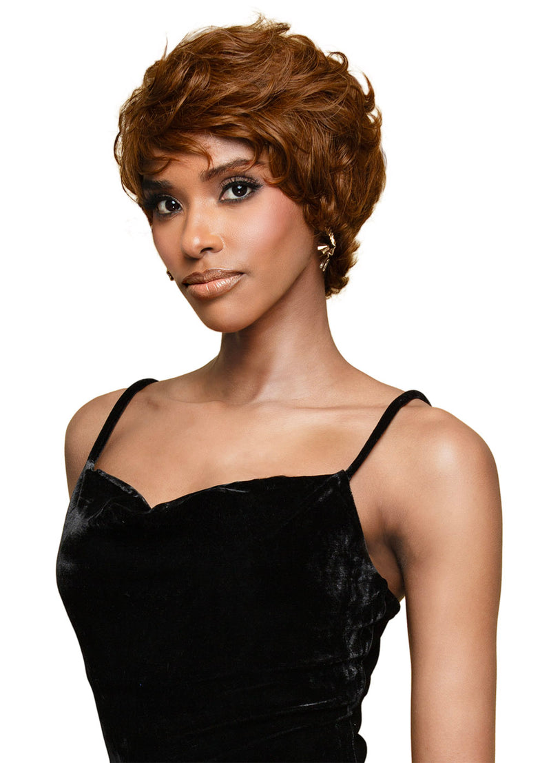 Bobbi Boss STUNNA Series 100% Human Hair Full Wig MH1414 KEISHA | Hair Crown Beauty Supply