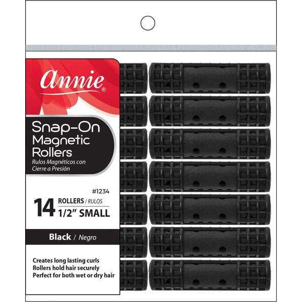 Annie Snap On Magnetic Rollers SMALL (14CT) | Hair Crown Beauty Supply