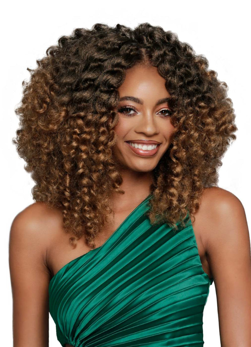 Bobbi Boss Crochet Hair Brazilian Baton Curl 10" 2X | Hair Crown Beauty Supply