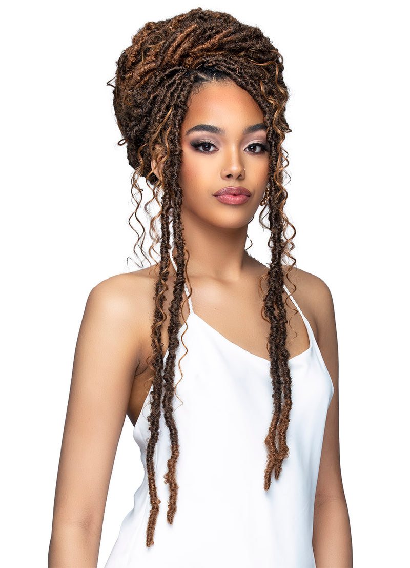 Bobbi Boss Infusion Crochet Braid HBF001 DEEP CURL BOHO 26" | Hair Crown Beauty Supply