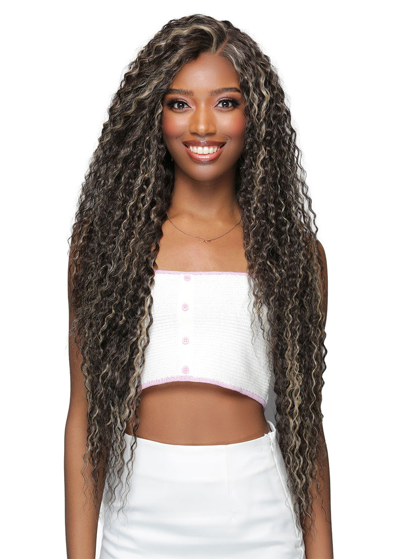 Bobbi Boss Glueless Human Hair Blend 13x6 HD Lace Front Wig MOGL302 ARACELI | Hair Crown Beauty Supply