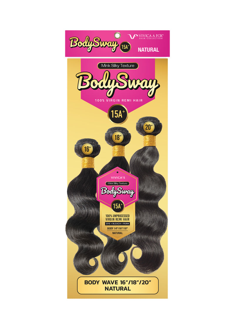 Vivica A Fox Body Sway 15A+ Unprocessed Virgin Remi Hair BODY WAVE | Hair Crown Beauty Supply