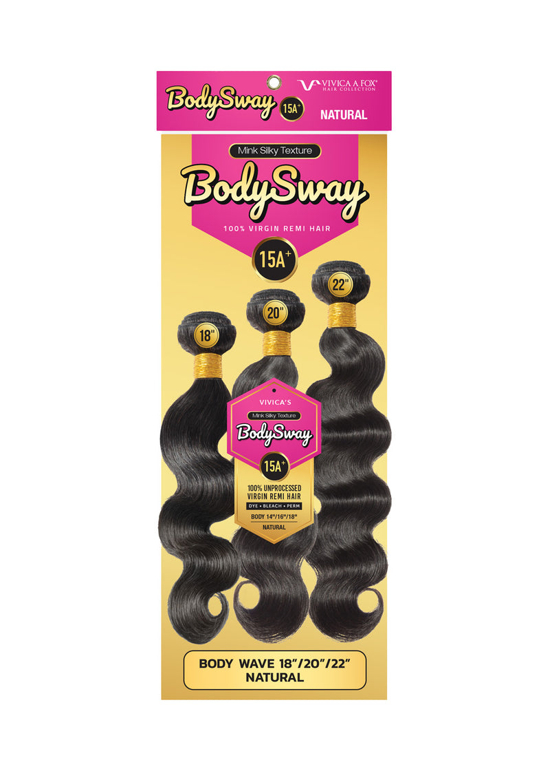 Vivica A Fox Body Sway 15A+ Unprocessed Virgin Remi Hair BODY WAVE | Hair Crown Beauty Supply