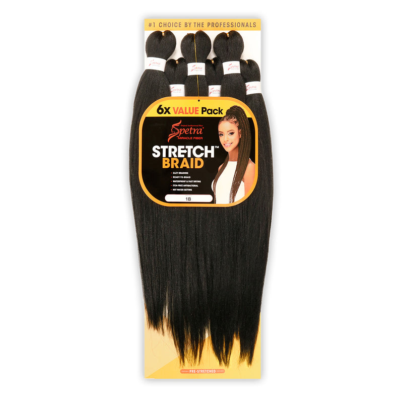 Amore Mio 6X Spetra Stretch Braid 26" Pre Stretched Braiding Hair | Hair Crown Beauty Supply