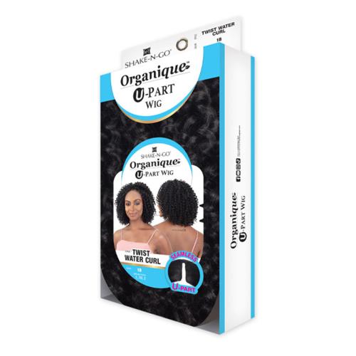 Shake-N-Go Organique Synthetic Hair U-Part Wig TWIST WATER CURL | Hair Crown Beauty Supply