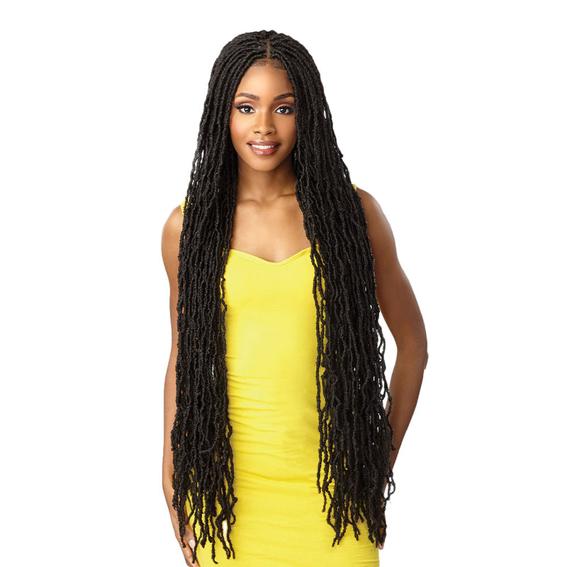 Sensationnel Cloud9 4x4 Braided Lace Wig DISTRESSED LOCS 40" | Hair Crown Beauty Supply