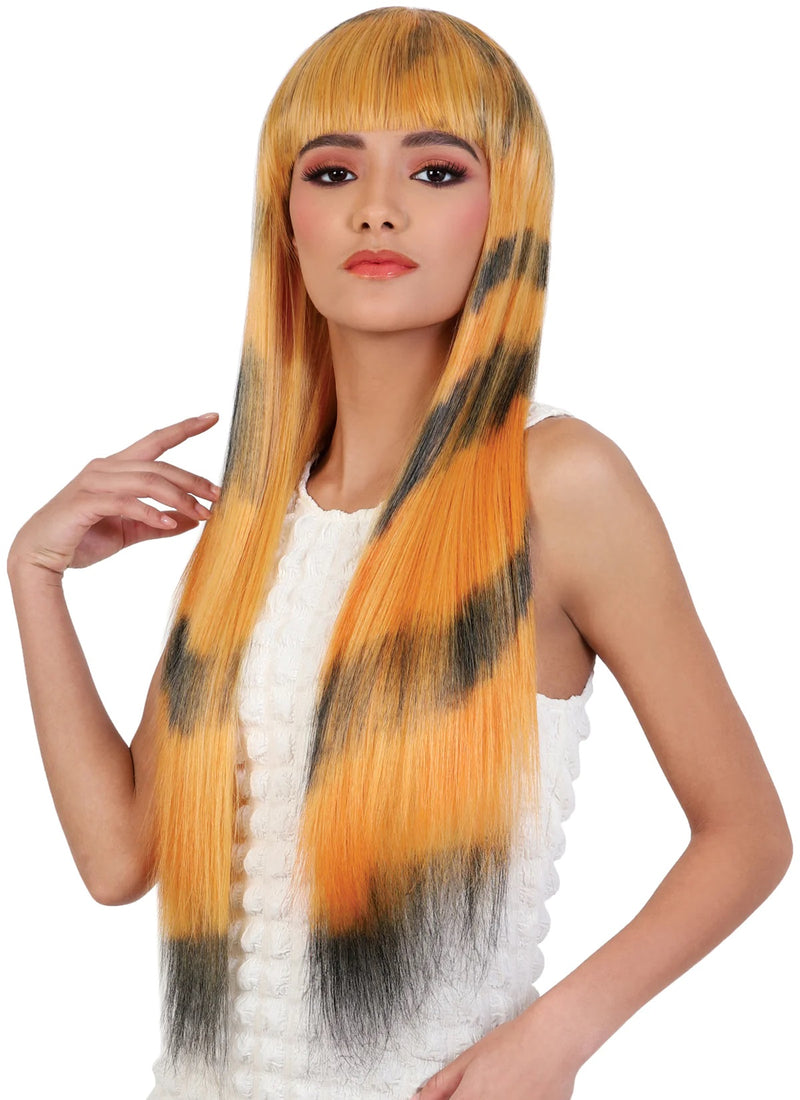 Motown Tress Synthetic Color Print Wig CHEETAH30 | Hair Crown Beauty Supply