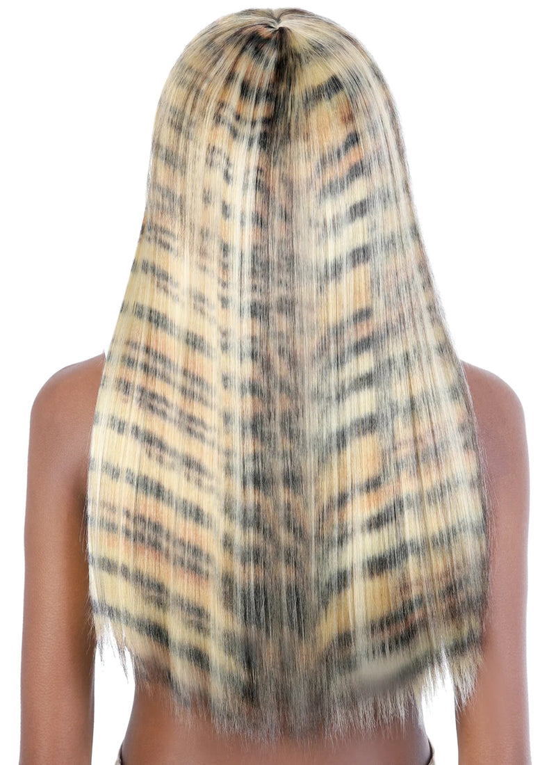 Motown Tress Synthetic Color Print Wig CHEETAH24 | Hair Crown Beauty Supply