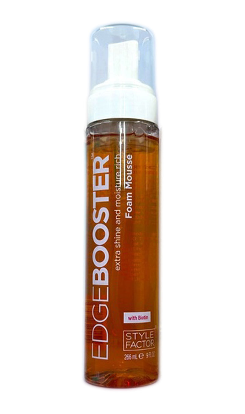 Style Factor EDGE BOOSTER Foam Mousse with Extra Shine and Moisture | Hair Crown Beauty Supply