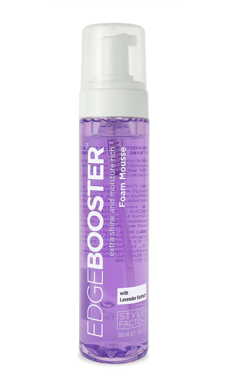 Style Factor EDGE BOOSTER Foam Mousse with Extra Shine and Moisture | Hair Crown Beauty Supply