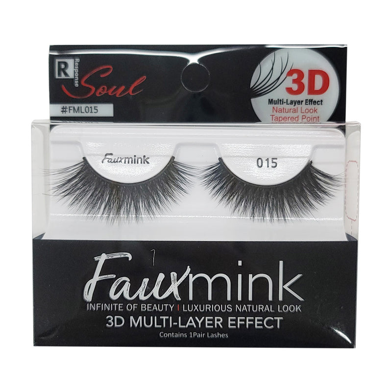 Response Soul 3D Multi-Layer Effect Faux Mink Lashes