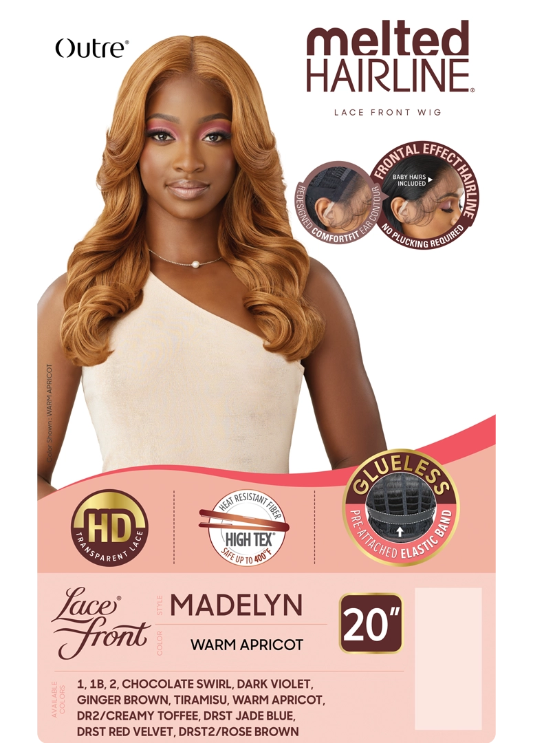 Outre Melted Hairline Glueless HD Lace Front Wig MADELYN | Hair Crown Beauty Supply