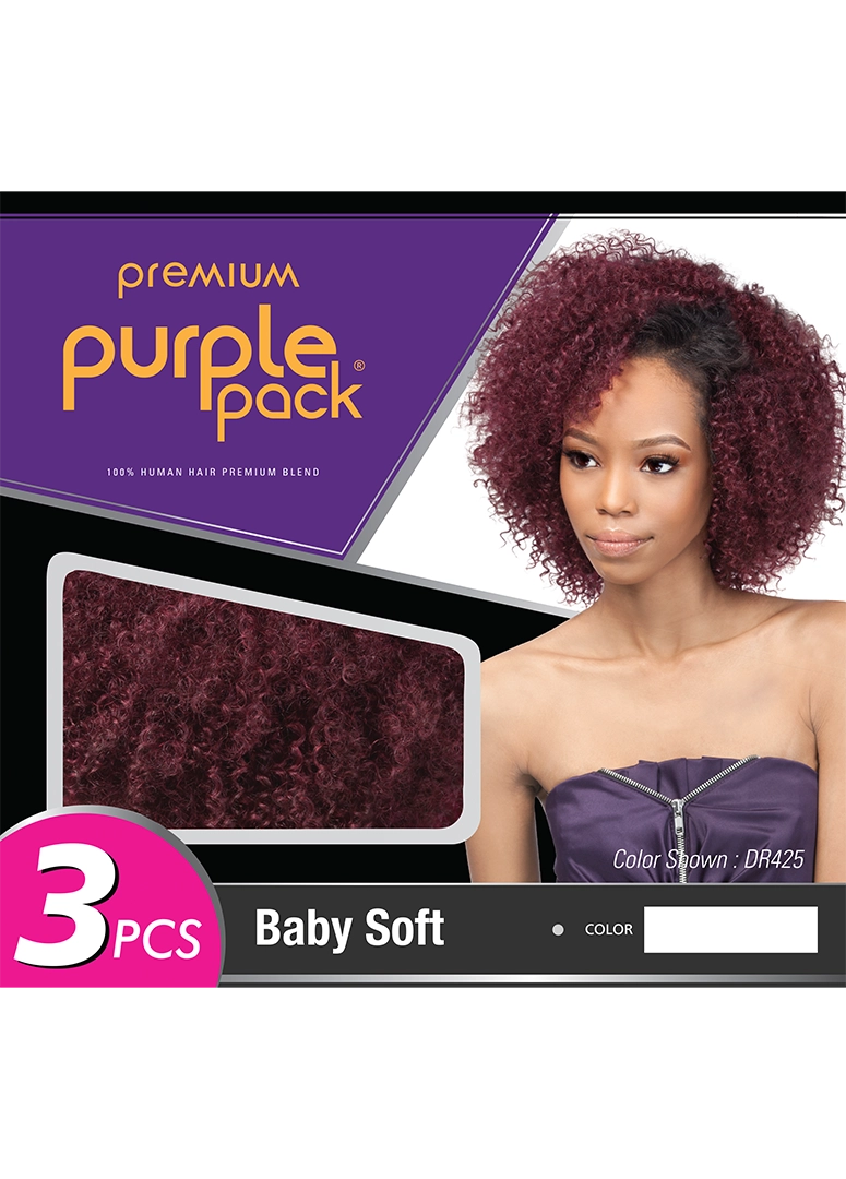 Outre Premium Purple Pack 3PCS BABY SOFT | Hair Crown Beauty Supply