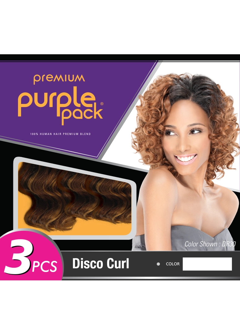 Outre Premium Purple Pack 3PCS DISCO CURL | Hair Crown Beauty Supply