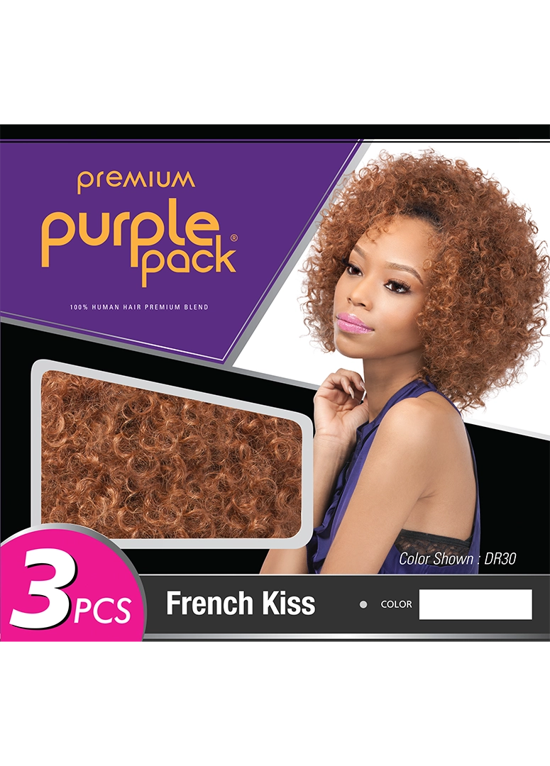 Outre Premium Purple Pack 3PCS FRENCH KISS | Hair Crown Beauty Supply