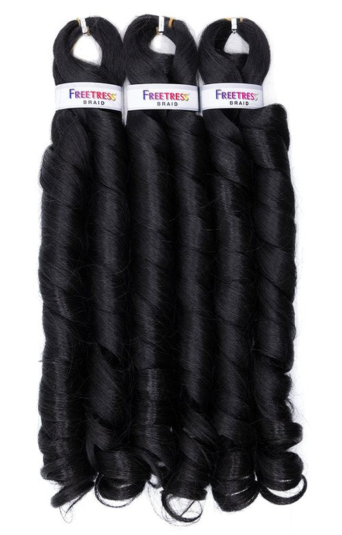 FreeTress Synthetic Braid 3X French Curl 22" | Hair Crown Beauty Supply