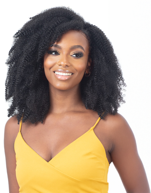 FreeTress Synthetic Crochet Braid 3X PRE-FLUFFED POPPIN' TWIST 16" | Hair Crown Beauty Supply