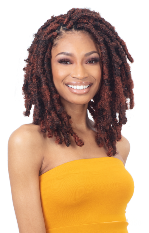 FreeTress Synthetic Crochet Braid 3X PRE-FLUFFED POPPIN' TWIST 16" | Hair Crown Beauty Supply