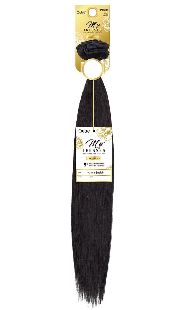 Outre MyTresses Gold Label Unprocessed Human Hair NATURAL STRAIGHT | Hair Crown Beauty Supply