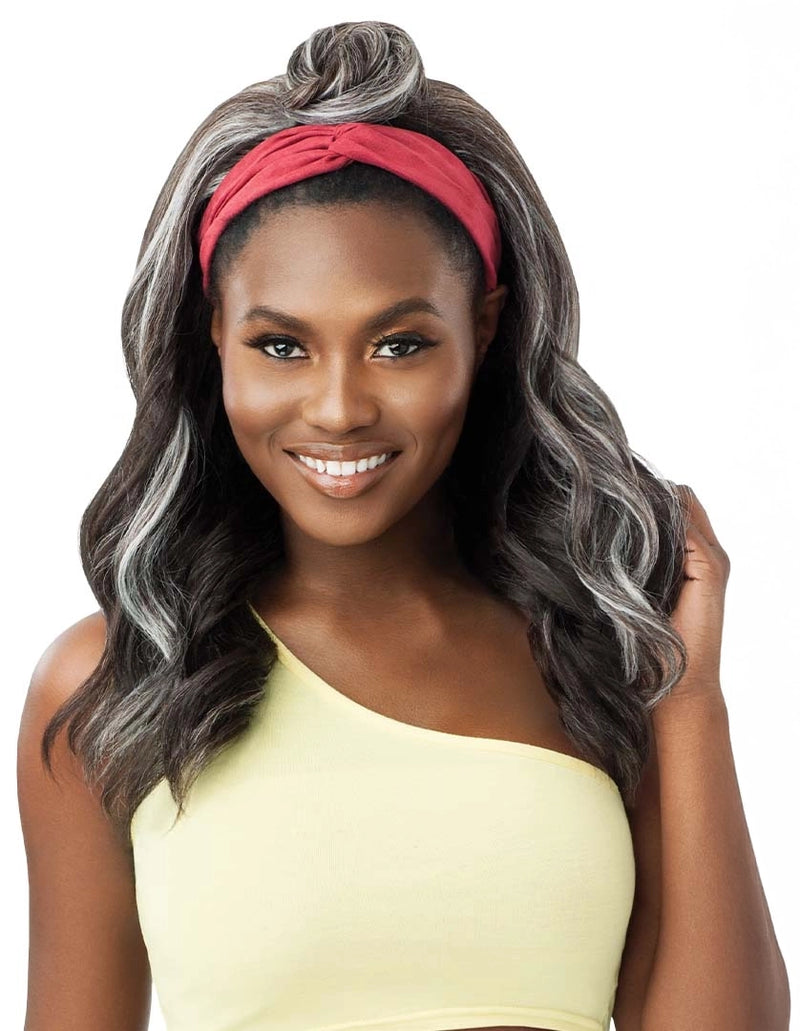 Outre Converti Cap Deluxe Cap Half Wig ROSEY WAVES | Hair Crown Beauty Supply