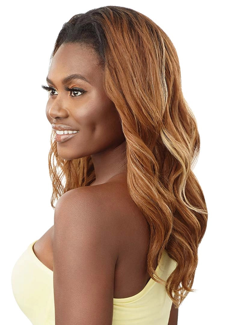 Outre Converti Cap Deluxe Cap Half Wig ROSEY WAVES | Hair Crown Beauty Supply