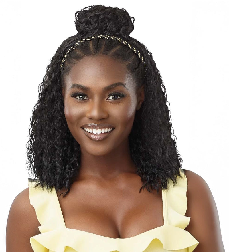 Outre Converti Cap Deluxe Cap Half Wig SASSY BELLE | Hair Crown Beauty Supply