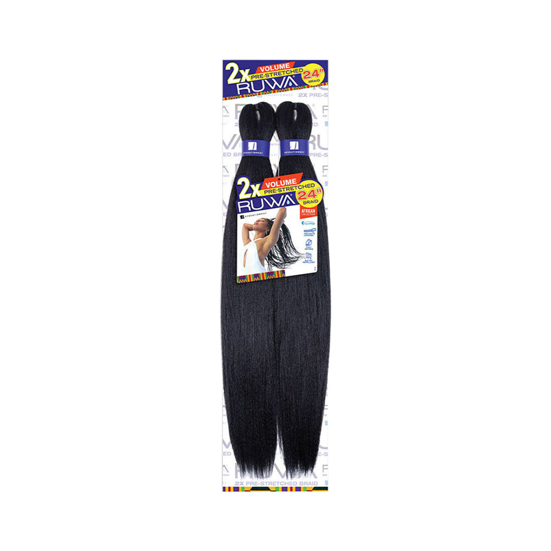 Sensationnel 2X RUWA Pre-Stretched Braid 24" | Hair Crown Beauty Supply