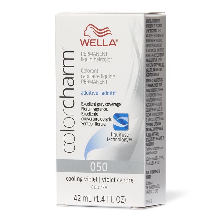 WELLA Color Charm Permanent Liquid Haircolor Additive 1.4 Oz - 050 COOLING VIOLET | Hair Crown Beauty Supply