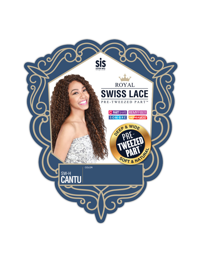ZURY SiS Royal Swiss Lace Pre-Tweezed Part Lace Front Wig SW-H CANTU | Hair Crown Beauty Supply