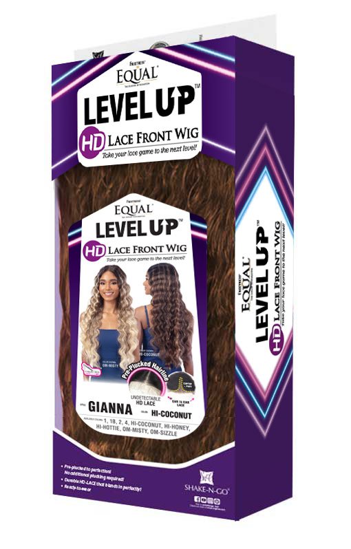 FreeTress EQUAL Level Up HD Lace Front Wig GIANNA | Hair Crown Beauty Supply
