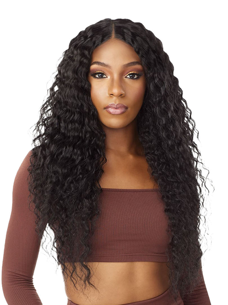 Sensationnel Cloud9 What Lace Human Hair Blend 13x6 HD Lace Front Wig EZRA 28" | Hair Crown Beauty Supply