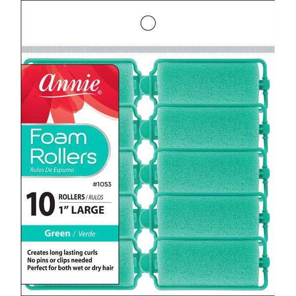 Annie Foam Rollers LARGE (10CT) | Hair Crown Beauty Supply