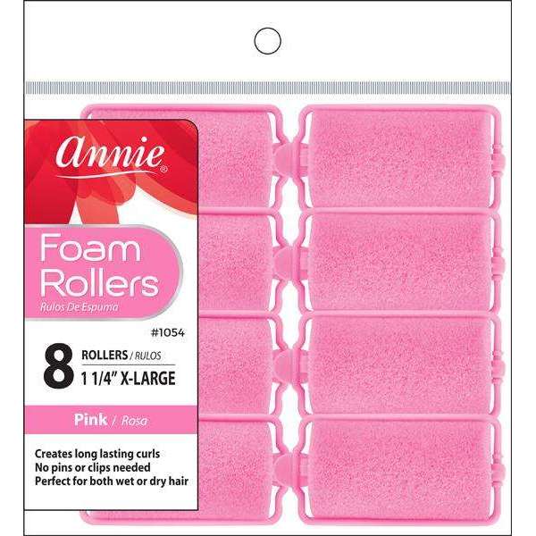 Annie Foam Rollers X-LARGE (8CT) | Hair Crown Beauty Supply