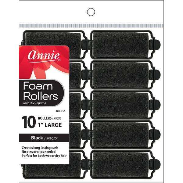 Annie Foam Rollers LARGE (10CT) | Hair Crown Beauty Supply