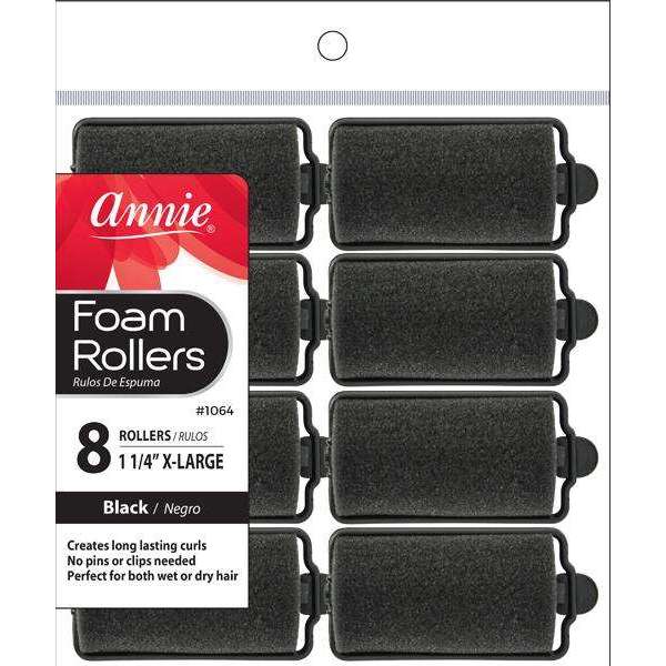 Annie Foam Rollers X-LARGE (8CT) | Hair Crown Beauty Supply