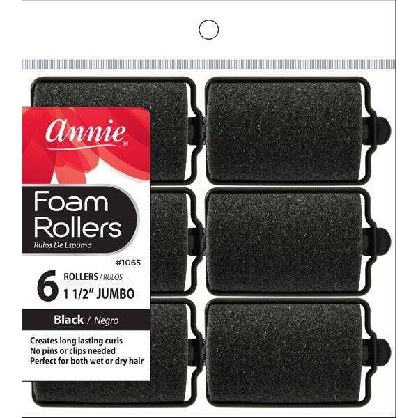 Annie Foam Rollers JUMBO (6CT) | Hair Crown Beauty Supply