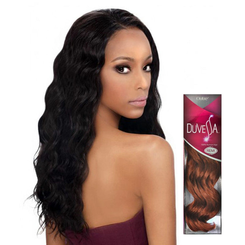 Outre Duvessa 100% REMI Human Hair Weave INDIA WAVE 14" | Hair Crown Beauty Supply