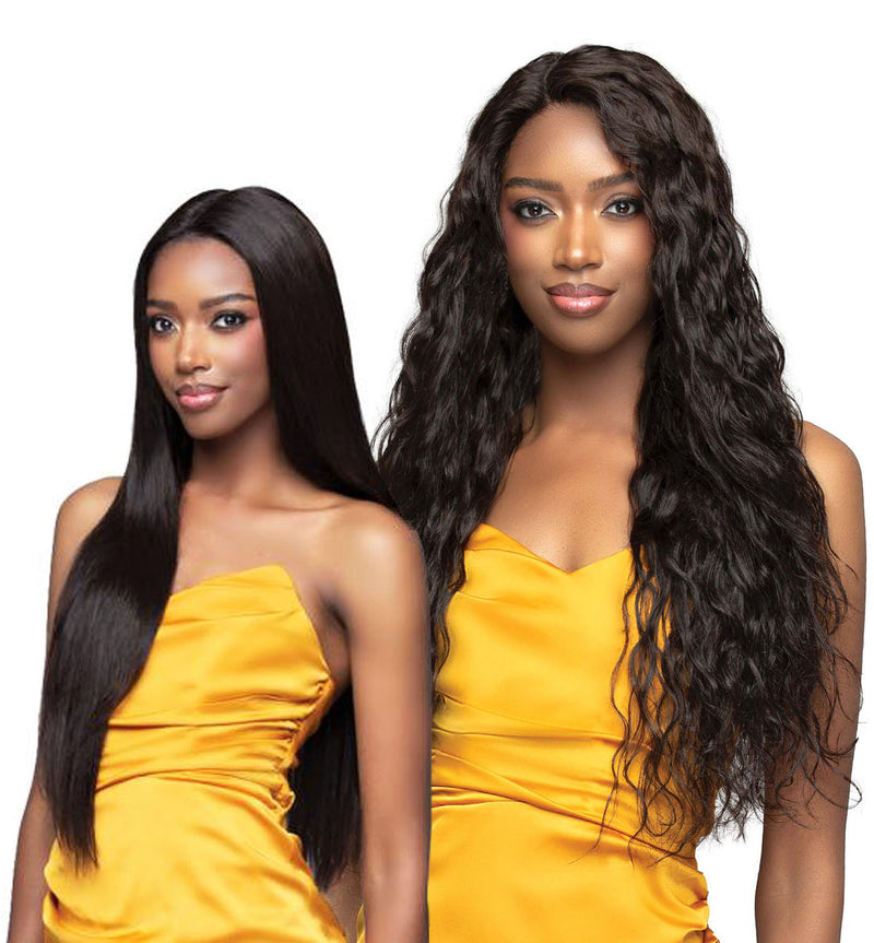 Bobbi Boss Unprocessed Human Hair Full Lace Wig FLH020 Wet N Wavy 28" | Hair Crown Beauty Supply