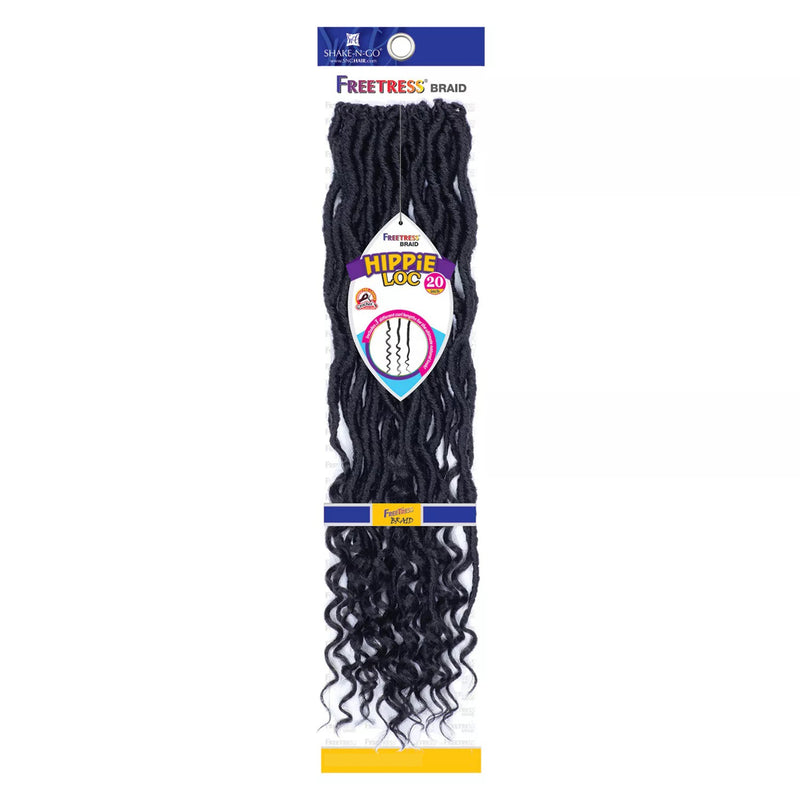 FreeTress Synthetic Crochet Braid Hippie Loc 20" | Hair Crown Beauty Supply