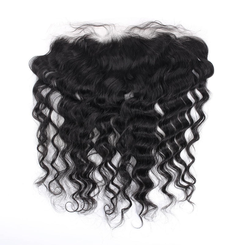 100% Virgin Remy 13x4 Full Lace Frontal LOOSE WAVE 16" | Hair Crown Beauty Supply
