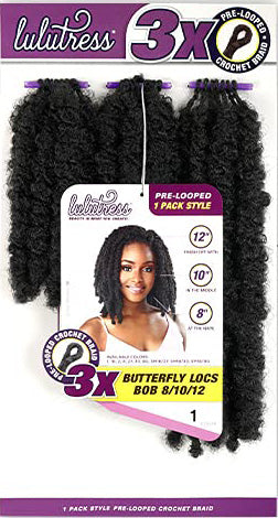 Sensationnel LuluTress 3X Butterfly Locs Bob 8/10/12