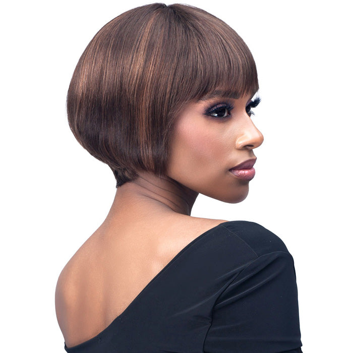 Bobbi Boss STUNNA Series Unprocessed Human Hair Wig MH1502 LYRA | Hair Crown Beauty Supply