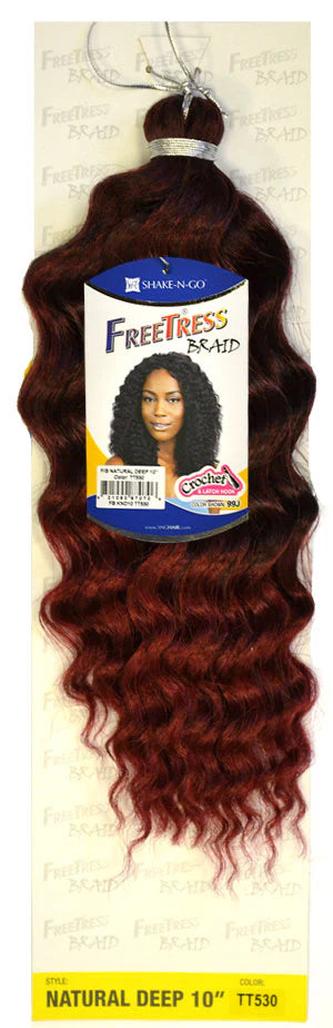 FreeTress Synthetic Crochet Braid NATURAL DEEP 10" | Hair Crown Beauty Supply